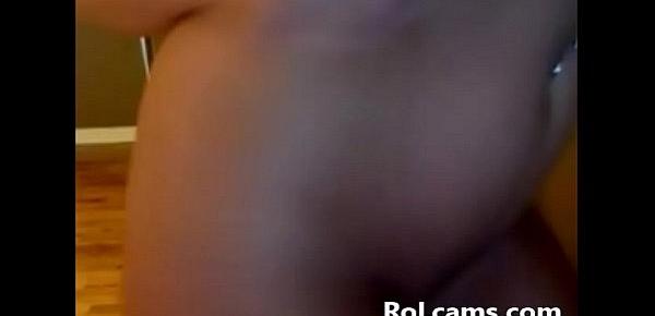  Busty teen hot dancing teasing on webcam